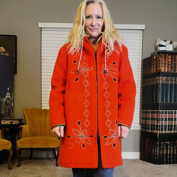 Hudson Bay Wool Hooded Coat 